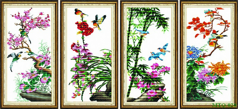 Tranh tứ quý MTQ-020